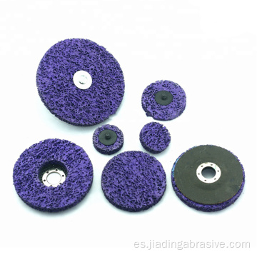Disco de limpieza de tiras de 115 mm, metal de pulido púrpura
